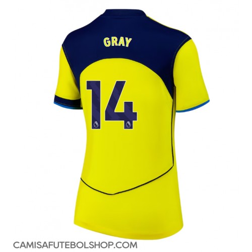 Camisa de time de futebol Tottenham Hotspur Archie Gray #14 Replicas 3º Equipamento Feminina 2025-26 Manga Curta